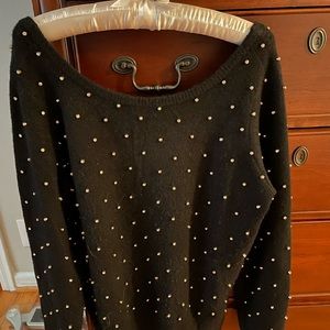 Women’s Black and Gold Lilly Pulitzer Sweater
